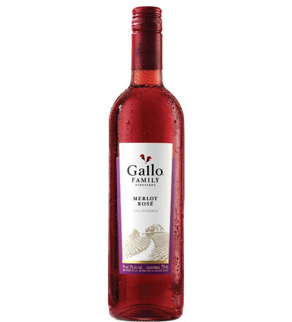 Gallo Family Merlot Rose Californian Wine 75cl