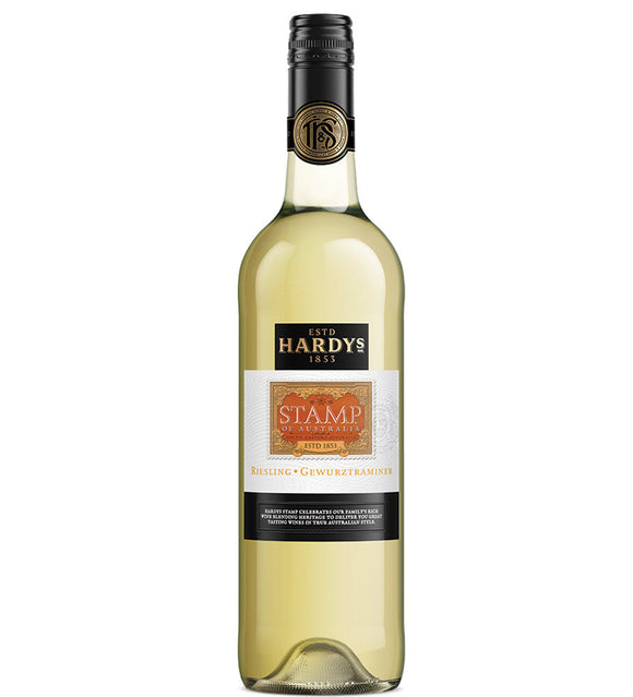 Hardys Stamp of Australia Riesling Gewurztraminer Australian White Wine 75cl